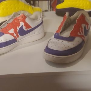 Custom shoes. These are court vision lows.